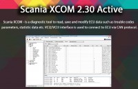 SCANIA DEVELOPER Software XCOM V2.30 Support Win XP/Vista/7/8