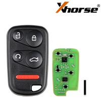 XHORSE XKHO03EN Universal Remote Key Fob for VVDI Key Tool With Remote Start & Trunk Button 5pcs/lot (WIRE REMOTE Key)