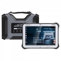 (Ready to Use) Super MB Pro M6+ Full Version DoIP Benz 1991-2024 With V2024.6 SSD Plus Panasonic FZ-G1 I5 3rd Generation Tablet 8G