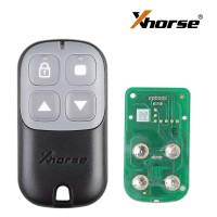 Xhorse XKXH03EN Wire Remote Key Garage Door 4 Buttons Black English 5pcs/lot (WIRE REMOTE Key) 5pcs/lot