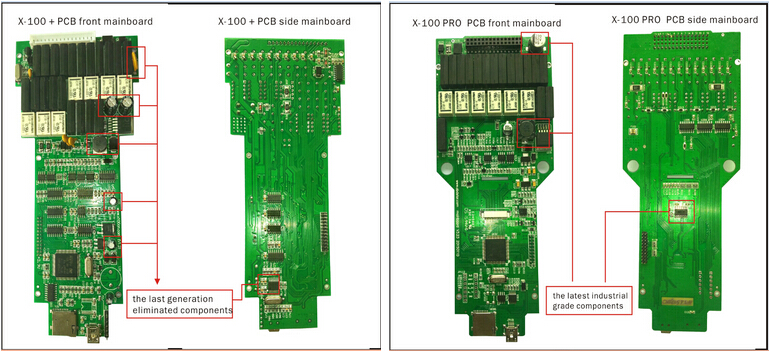 X-100 PRO pcb board