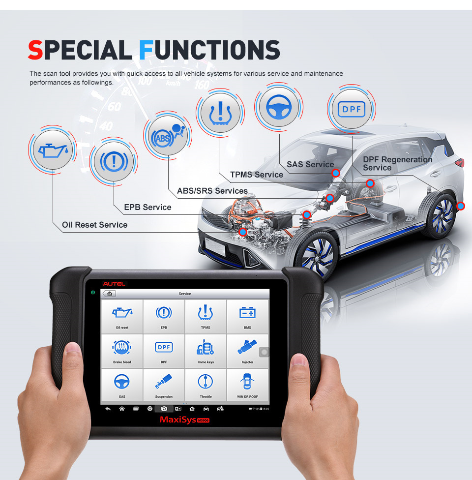 Autel MAXISYS MS906 special function