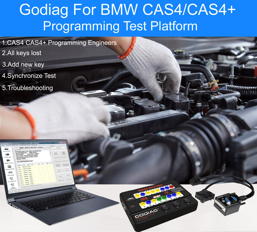 GODIAG CAS4 CAS4+ Test Platform for BMW