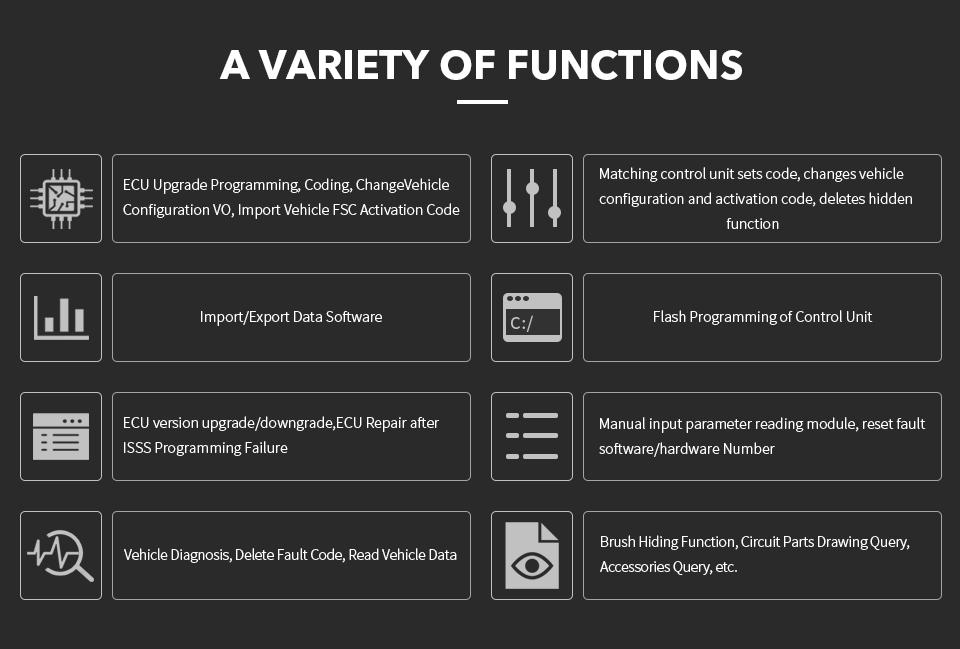 Vxidag multi diagnostic tool for full brand software