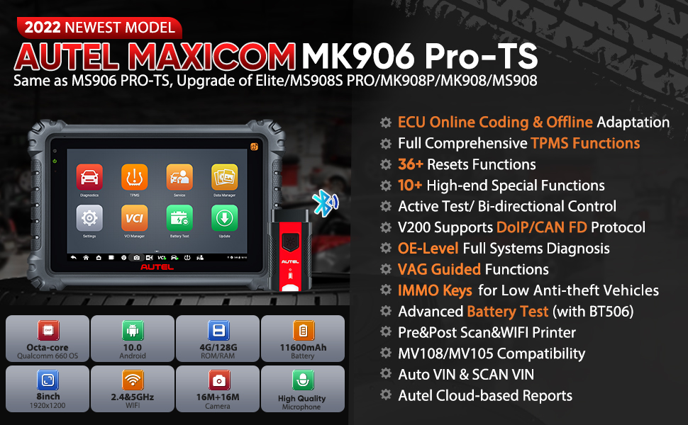 Autel MaxiCOM MK906 Pro-TS